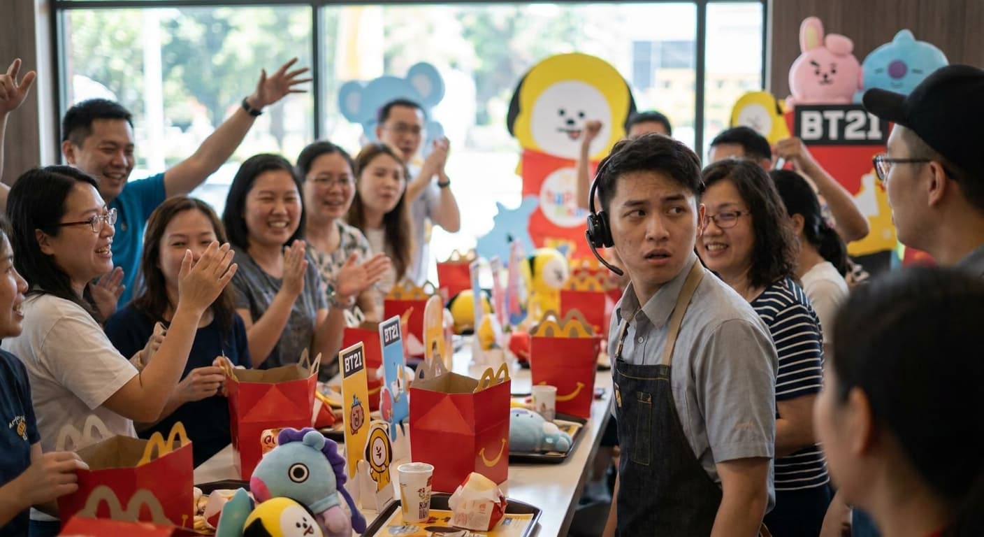 BTS-Inspired Happy Meal Toys Cause Frenzy; Collector Trades Car for Complete Set