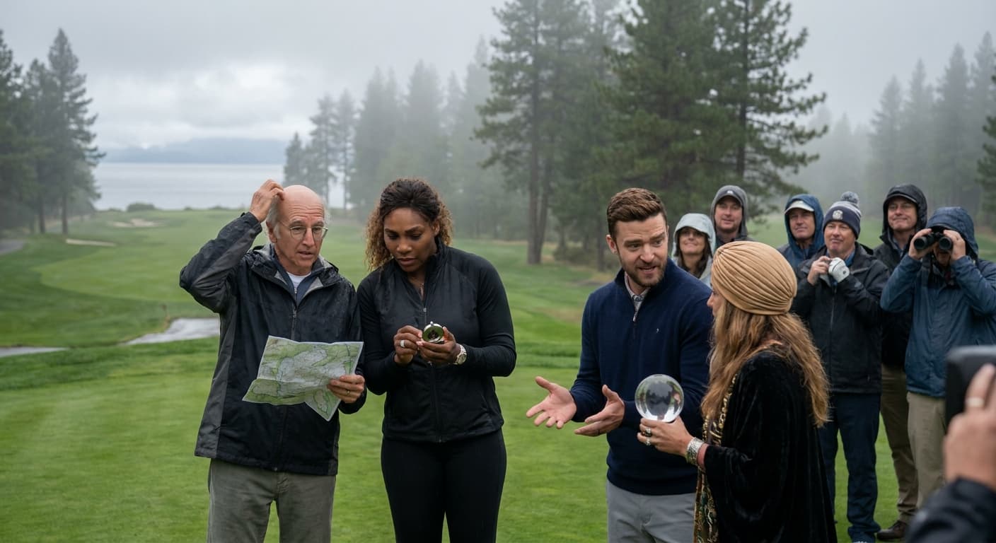 Celebrity Golf Championship in Chaos as Lake Tahoe Declares Every Putt 'Officially Tricky'