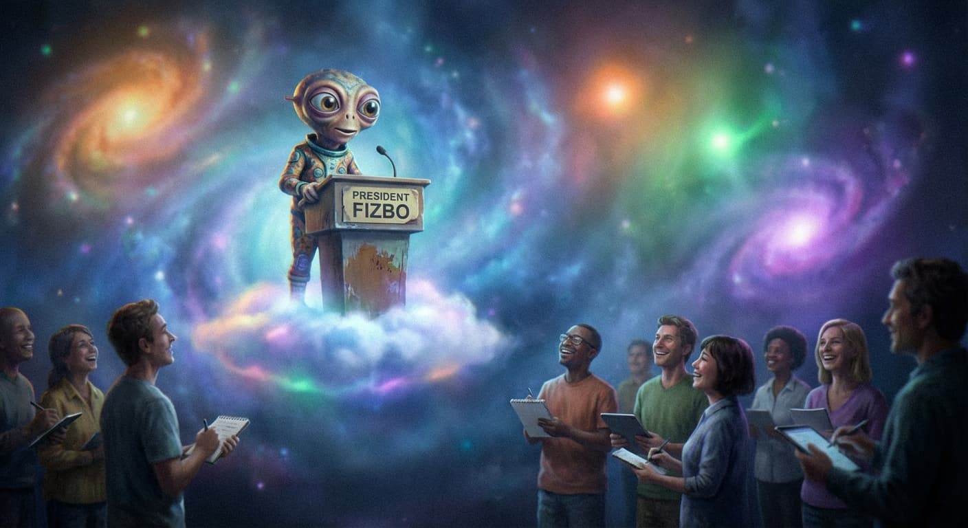 Department of Jubilation Unveils Investigation into Galaxian President Fizbo, Coincidence Division to Investigate Own Antics