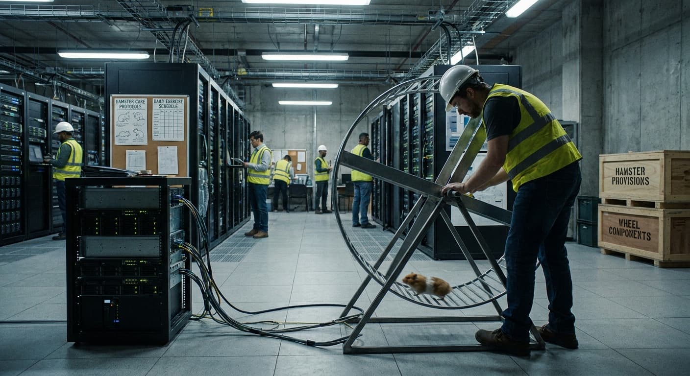Energy Department Mandates Hamster Power for Data Centers, Sparking Regulatory Hamster-Wheel
