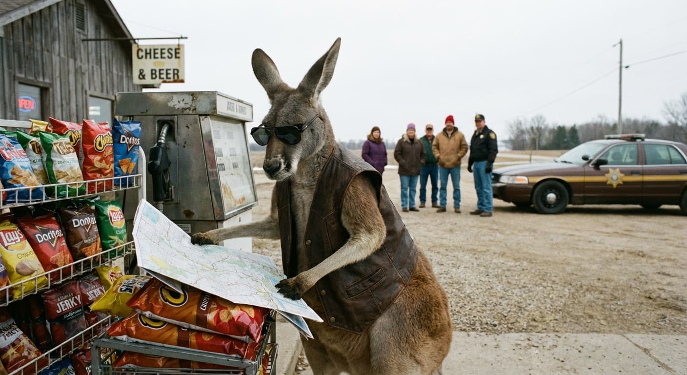 Escaped Kangaroo Evades Capture, Outwits Local Authorities in Wisconsin