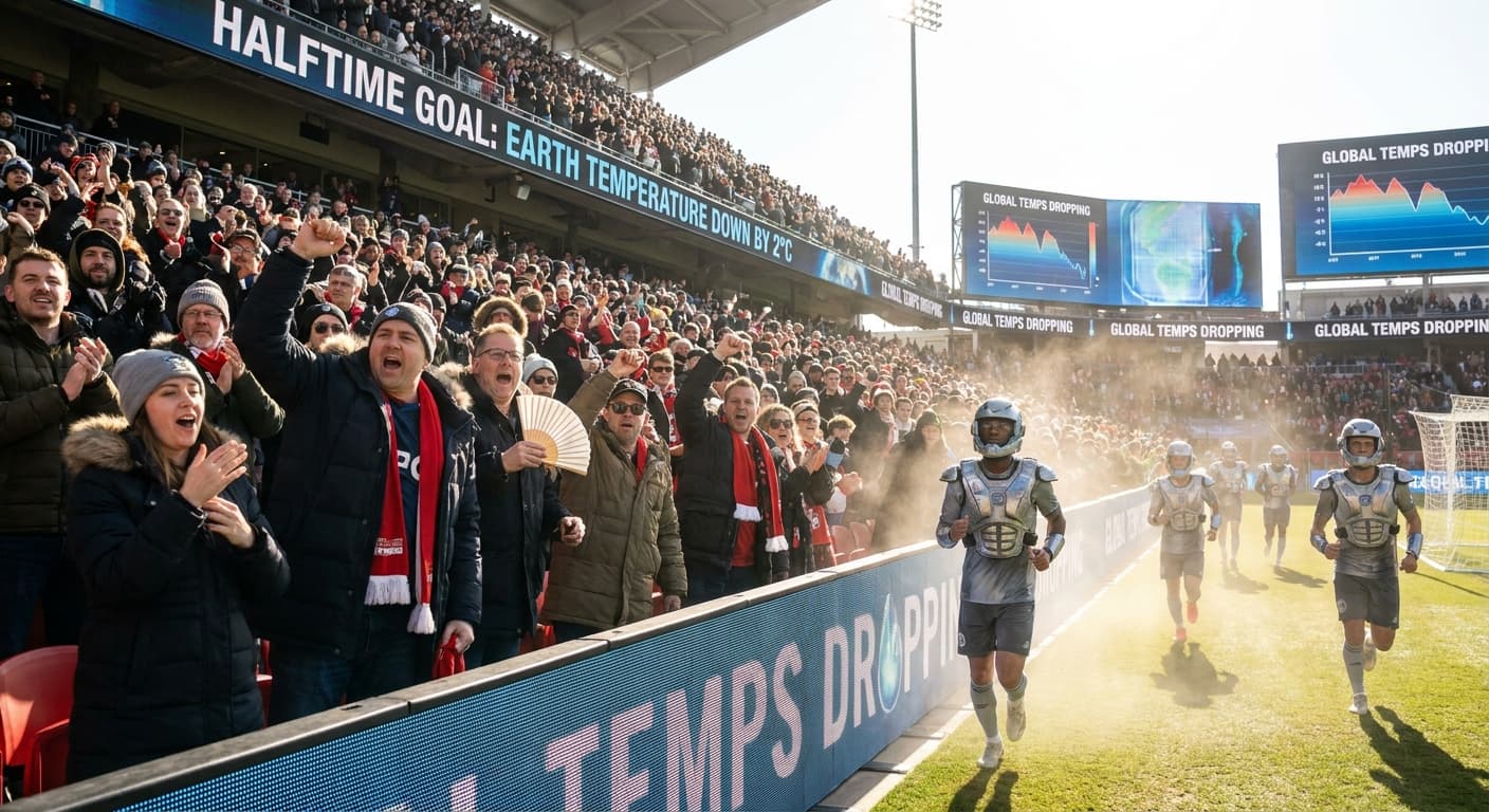 FIFA's Cooling Gear Chills Earth, Halftime Aims for Full Planet A/C