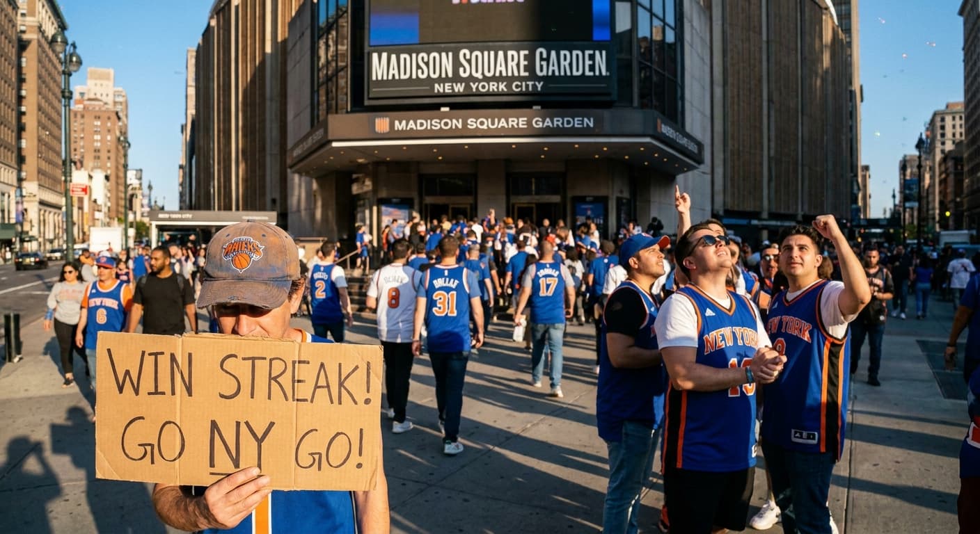 Knicks’ Winning Streak Poses Existential Threat to Madison Square Garden Roof