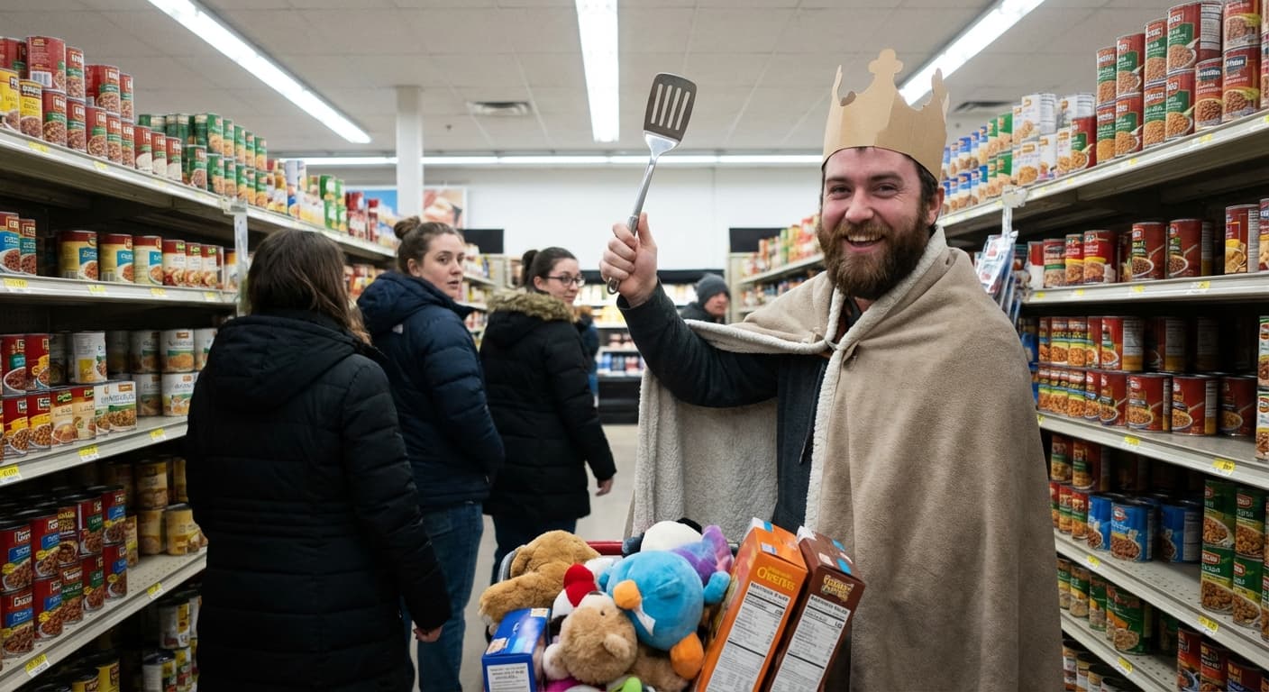 Local Man Declares Sovereignty Over Grocery Store Aisle