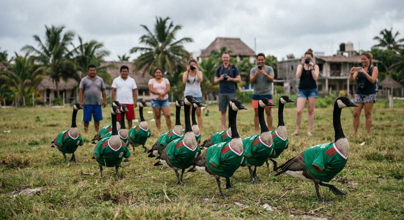 Mexico’s Geese Suit Up: Waterfowl Display Greater Tactical Prowess Than Many World Cup Contenders