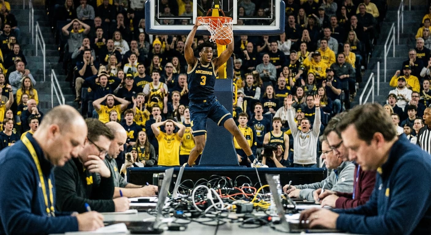 Michigan's Tarris Reed Jr. Updated in Real Time, Causes Existential Crisis Among Analysts