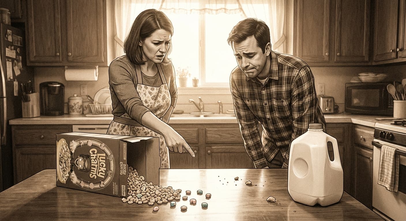 Minneapolis Woman Discovers Husband Responsible for Lucky Charms Marshmallow Disappearance
