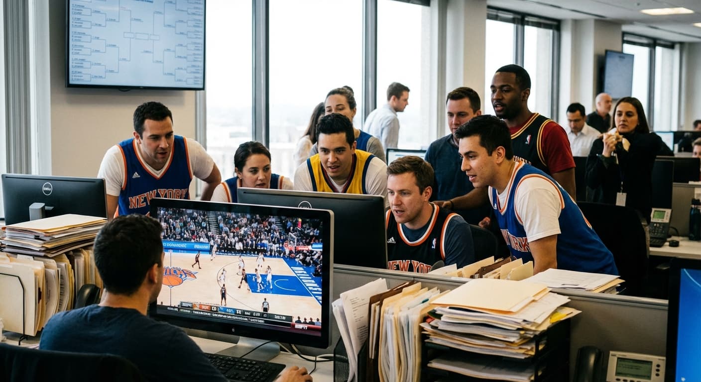 Nation Pauses for March Madness, Ignores Economy and Pretends to Work