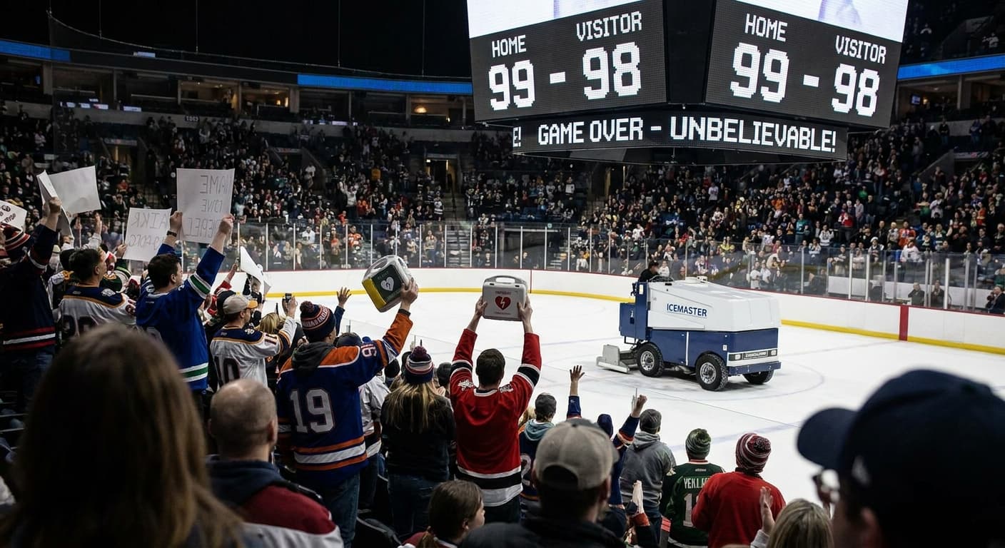 NHL Playoffs Cause Mass Hysteria: Zamboni Driver Shelved After Wild Night