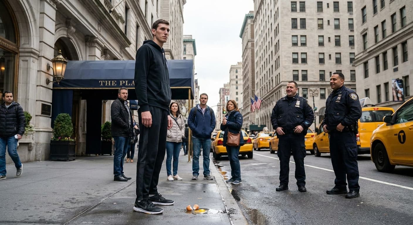 NYPD Launches Manhunt After Egg Fails to Reach Wembanyama's Shoulder