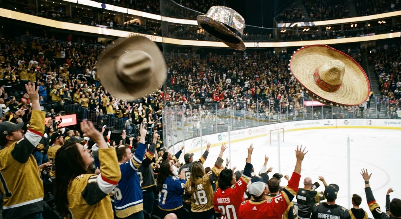 Pavel Dorofeyev Records Hat Trick, Three Hats Now Permanently Banned From Vegas Ice