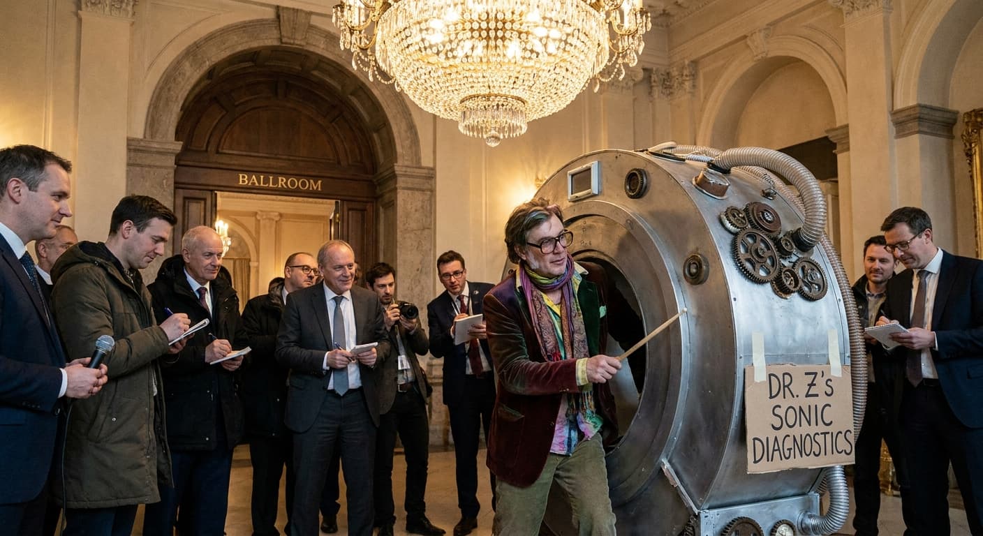 President Bumblefuzz's Physical Exam Results Decoded via Tap-Dancing Morse Code