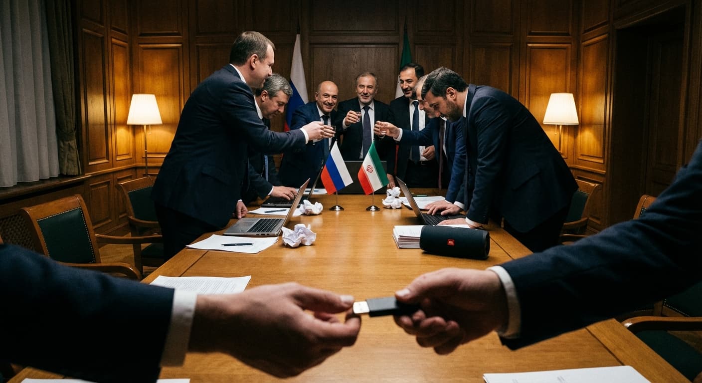 Russia and Iran Forge Groundbreaking Alliance in Foreign Affairs Potluck
