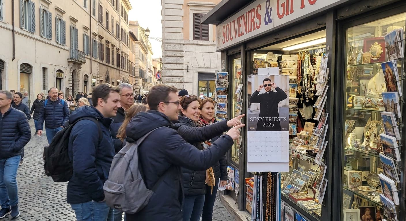 Scandal in Rome as ‘Sexy Priests’ Calendar Stars Turn Out to Be Models