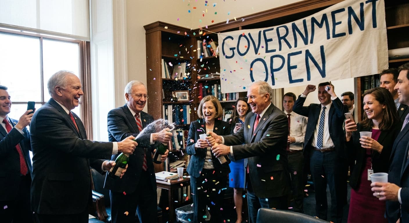 Senate Triumphantly Declares Victory in Self-Inflicted Crisis Averted