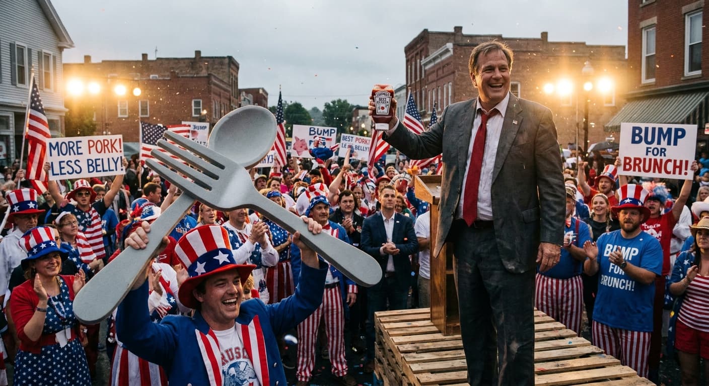 Senator Gobblesby Devoured by Hungry Political Party — Cannibalism at a New High