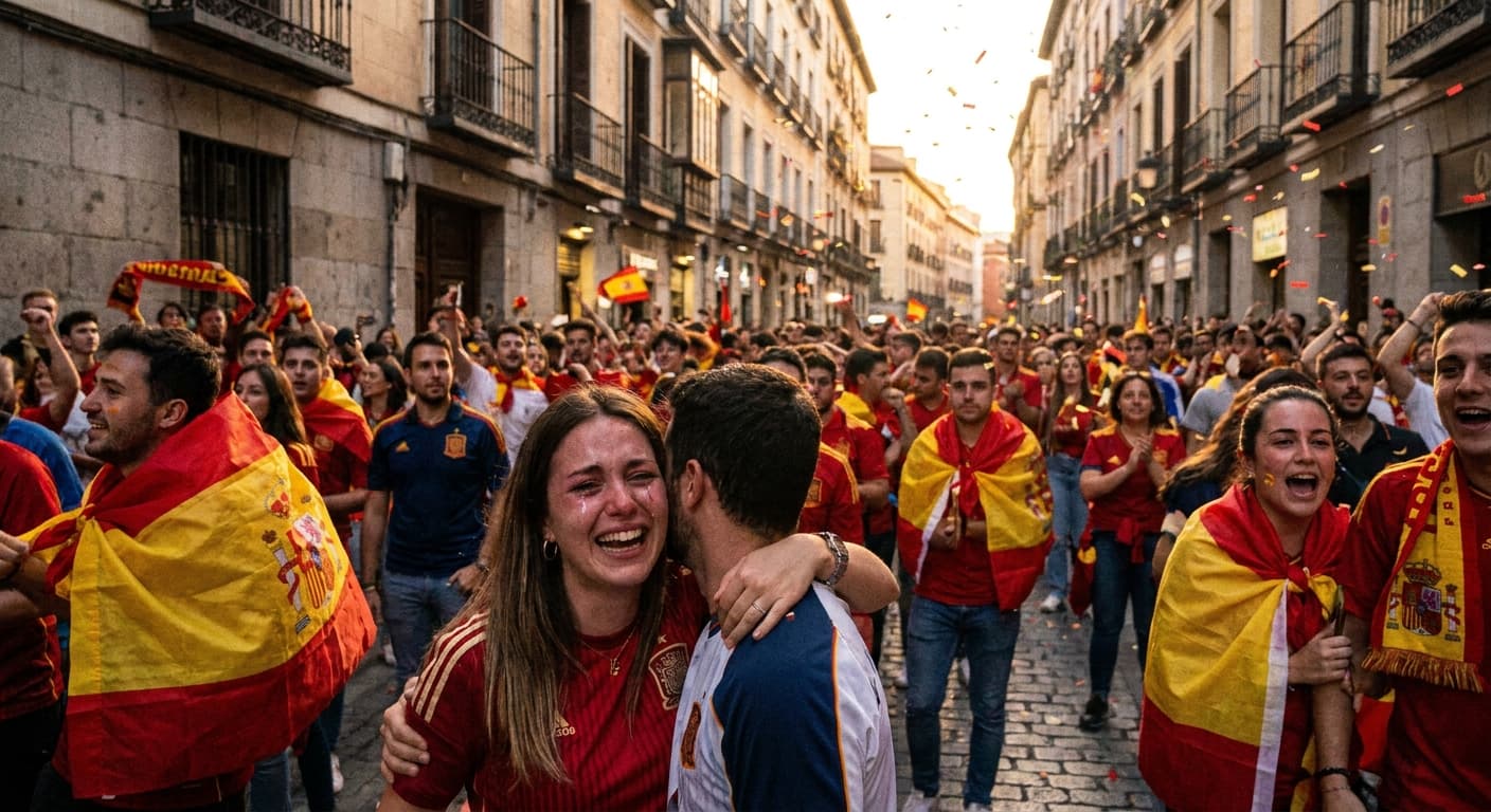 Spain Calls in Sick as Nation Overwhelmed by Emotional Soccer Victory