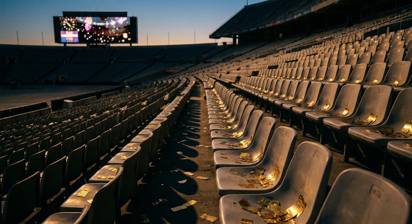 Stadium Retroactively Stamps Ticket Stubs with 'Comeback Seal', Sparks Regulatory Avalanche