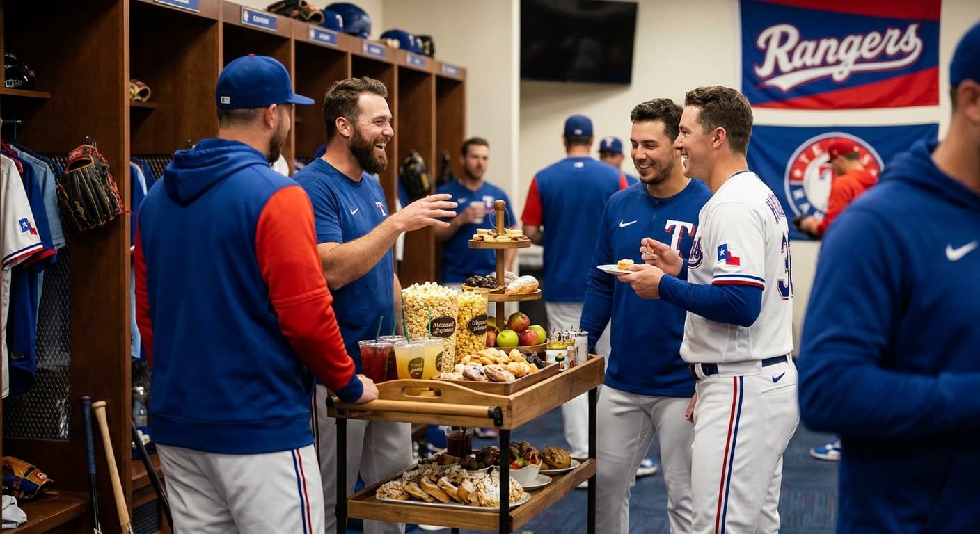 Texas Rangers Secure Trade, Battle Over Beloved Snack Cart