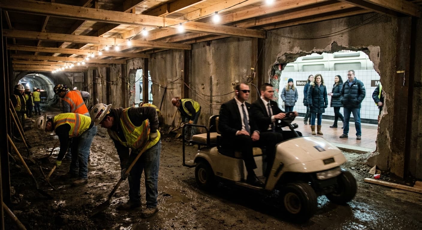 Trump Installs Underground 'Escape Hatch' Beneath White House