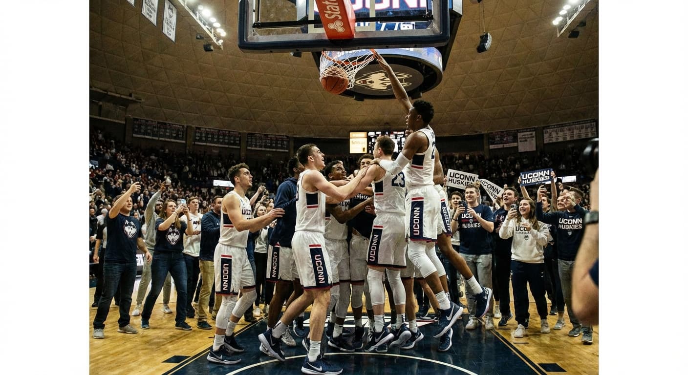 UConn Finally Exorcises the Ghost of 1990, Celebrates by Reenacting Reversed Buzzer Beater
