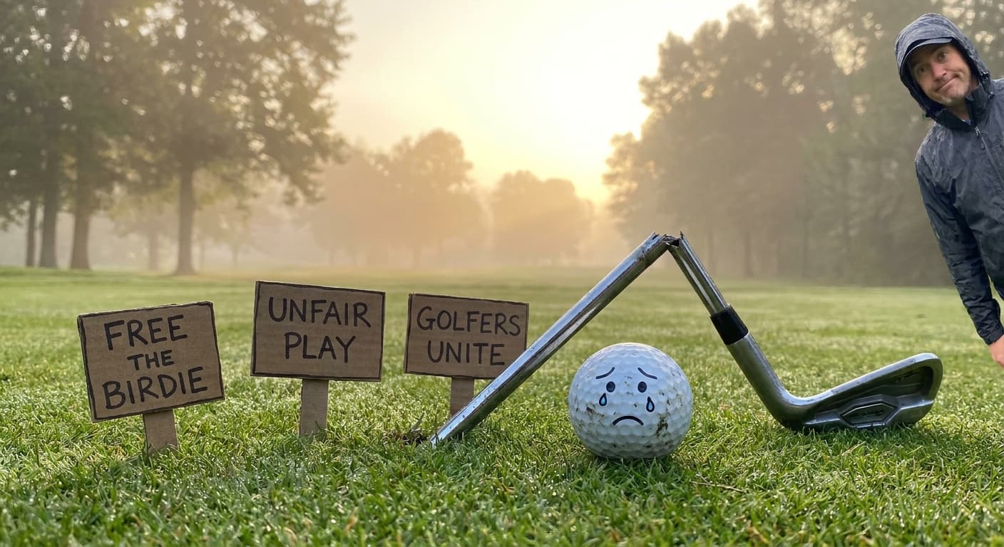 Unionized Golf Hole Refuses Entry; Golf Balls and Clubs Seek Legal Counsel