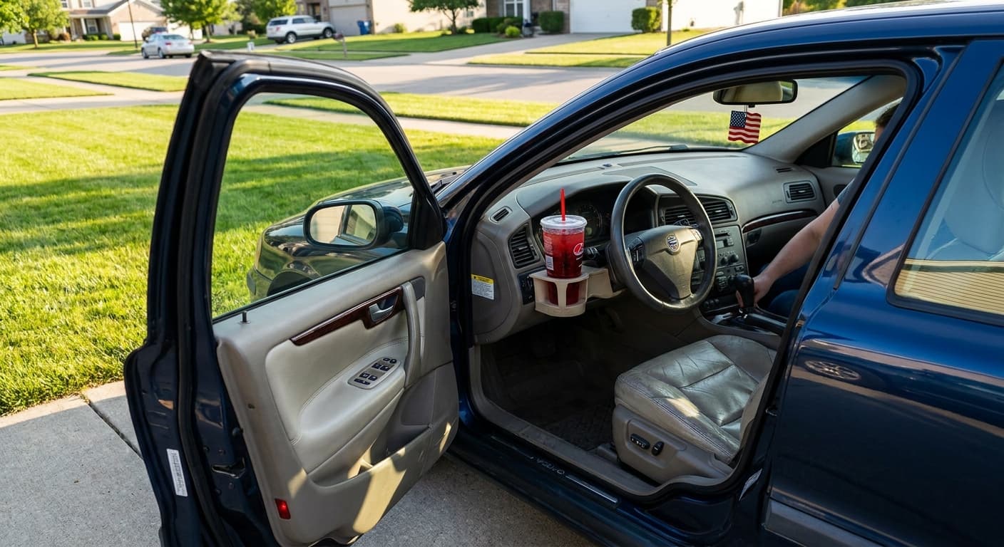 Volvo's New Model Revs Up for America with Bucket-Sized Cupholder