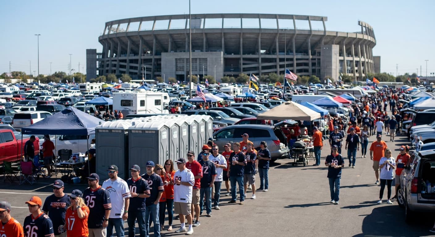 World Cup Fans Revel in America’s Ultimate Traffic and Bathroom Experience