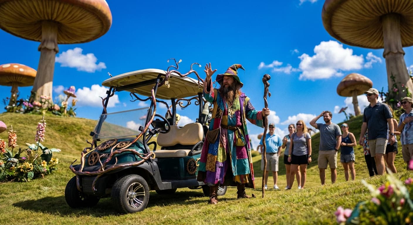 World's First Self-Driving Golf Cart Unveiled by Acclaimed Golfer 'Lion Forest'