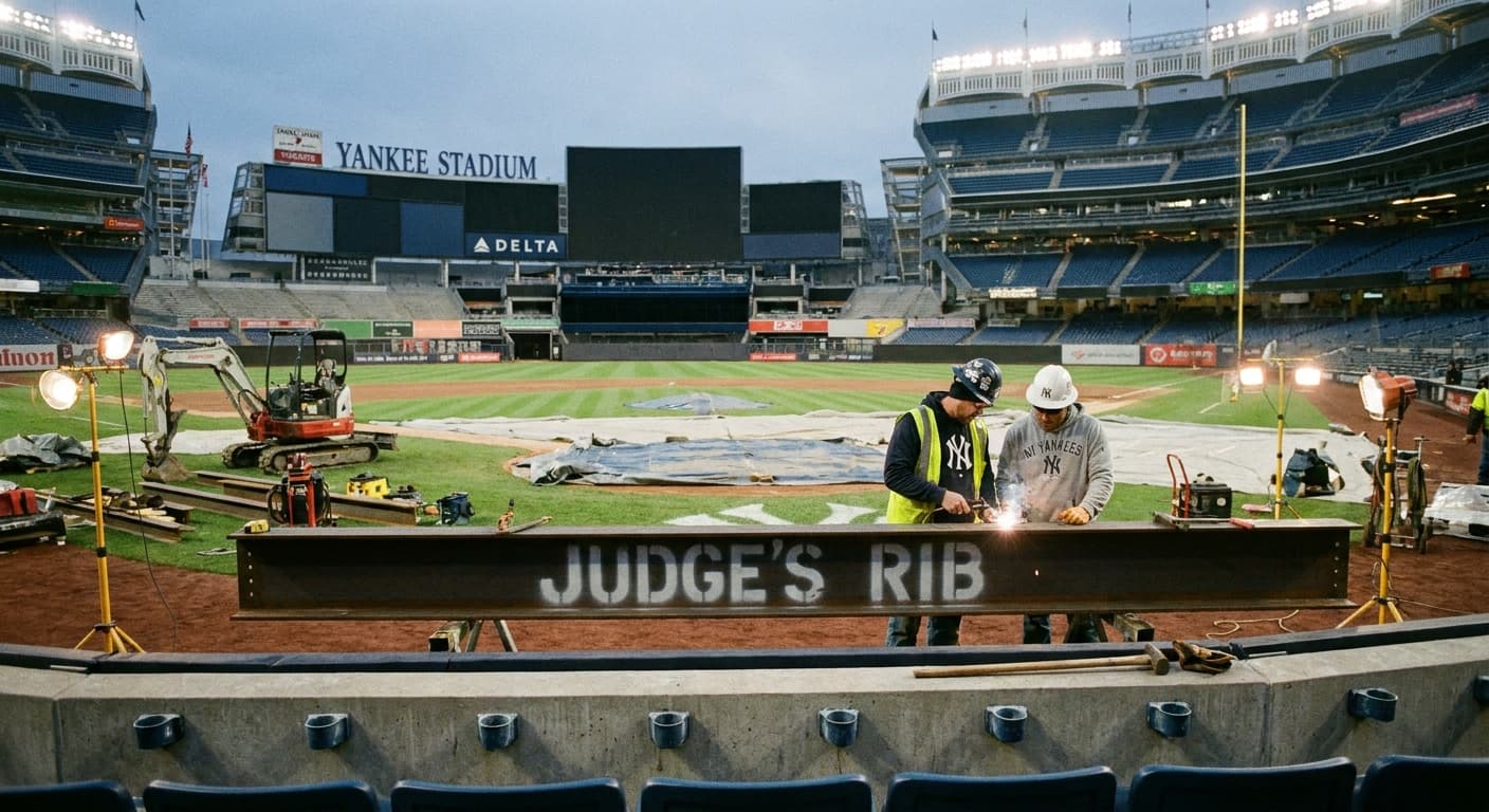 Yankees to Fortify Aaron Judge's Rib with Steel I-Beam, Return Slated for 2031
