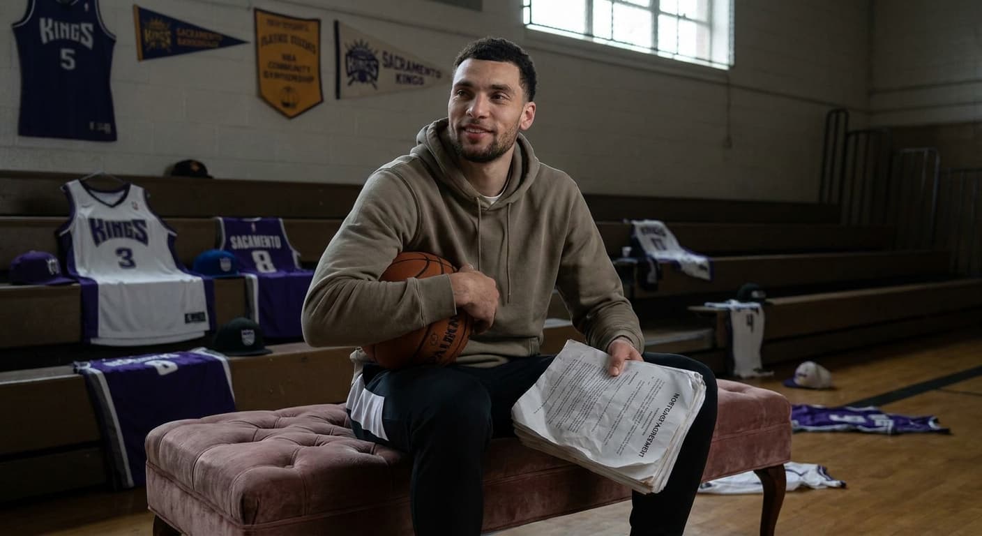 Zach LaVine Opts Into $49 Million Player Option, Triumphantly Chooses Lunch and a Lifetime on the Kings Bench